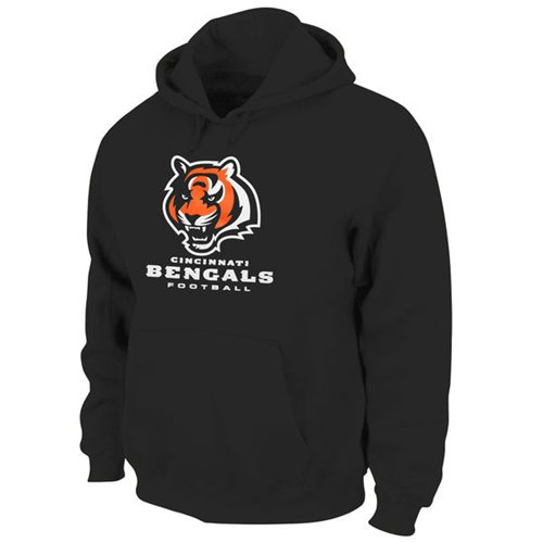 Cincinnati Bengals Critical Victory Pullover Hoodie Black - Click Image to Close